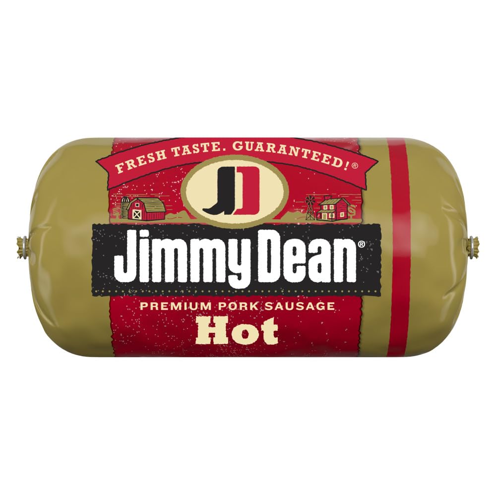 Jimmy Dean Premium Pork Hot Sausage Roll for breakfast lovers on weekends